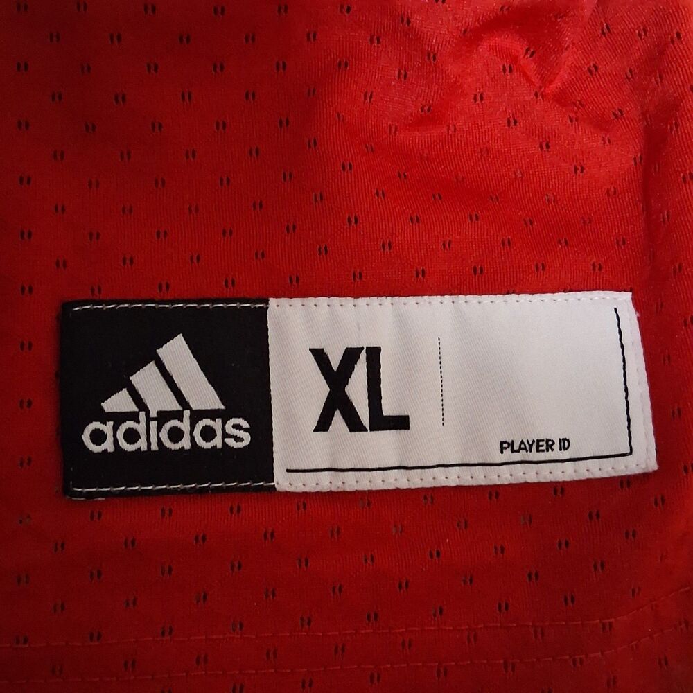 Adidas Nebraska Cornhuskers Football Jersey Men's XL Red #80 - Picture 6 of 9